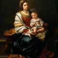 High quality wall art fine art oil painitng handpainted on canvas" Madonna with child" stunningoilpainting.com