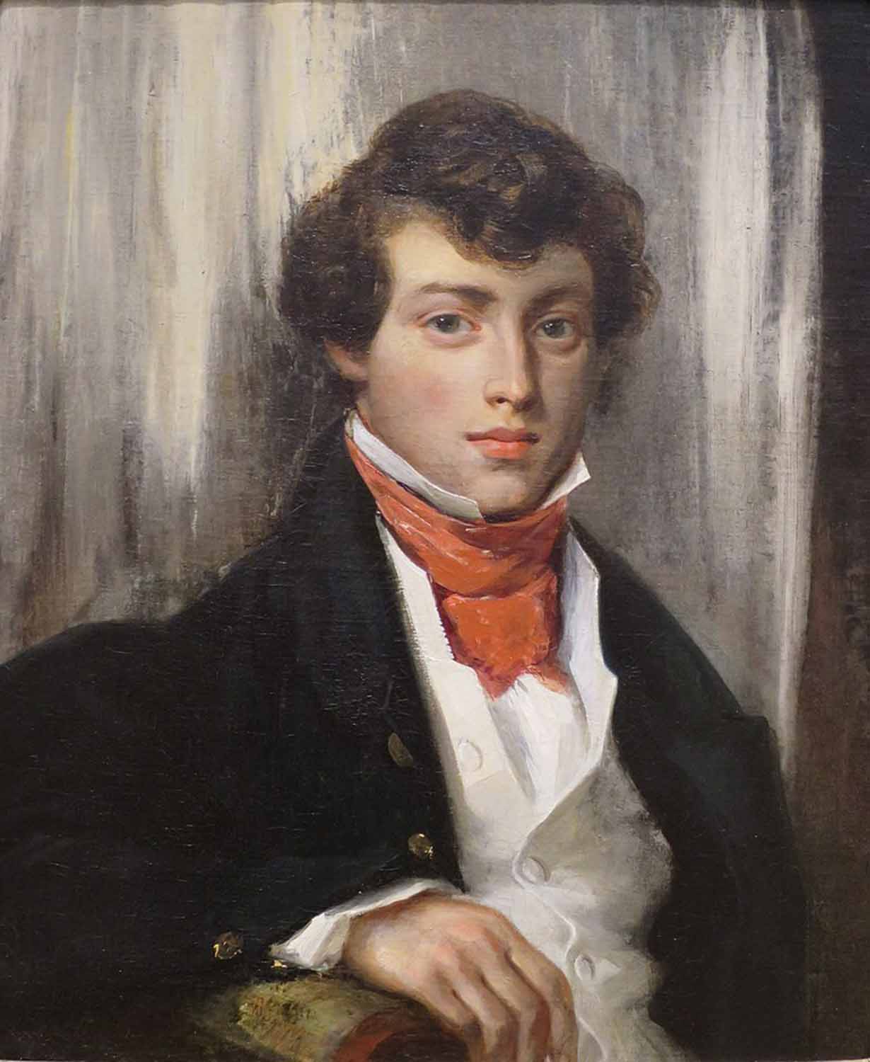 High quality wall art fine art oil painitng handpainted on canvas "a young man" stunningoilpainting.com