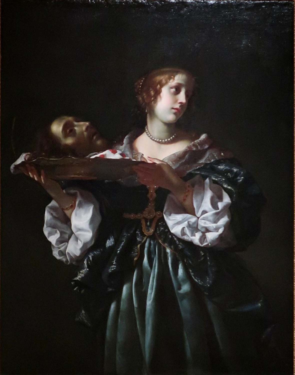 High quality wall art fine art oil painitng handpainted on canvas"Salome with the Head of St. John the Baptist " stunningoilpainting.com